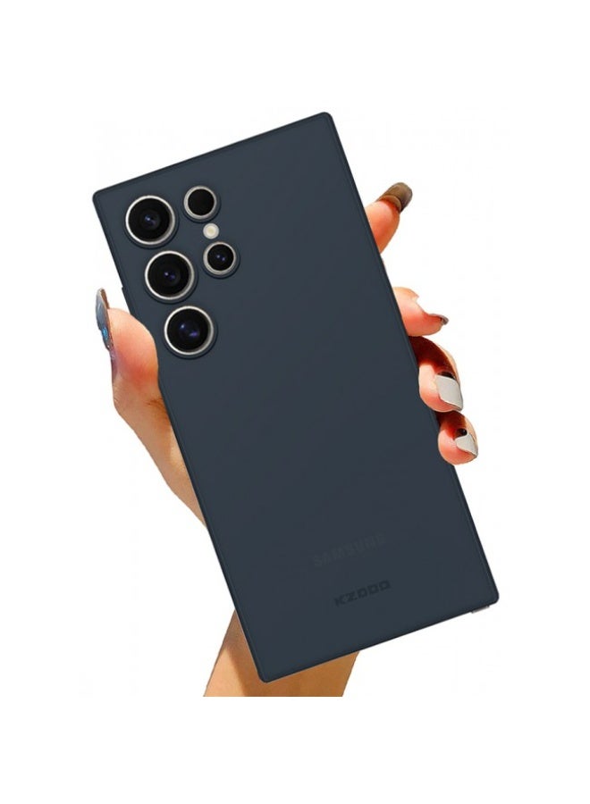 KZDOO Samsung Galaxy S24 Ultra Case Slim Thin Air Skin Full Coverage Protective Case Sturdy Durable Thin Case Drop Protection Case Cover Transparent Blue - Image 4